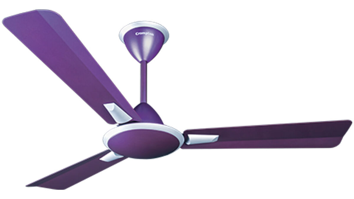 CROMPTON 48″ AURA PRIME ANTIDUST LILAC GLOSS CEILING FAN - NBES