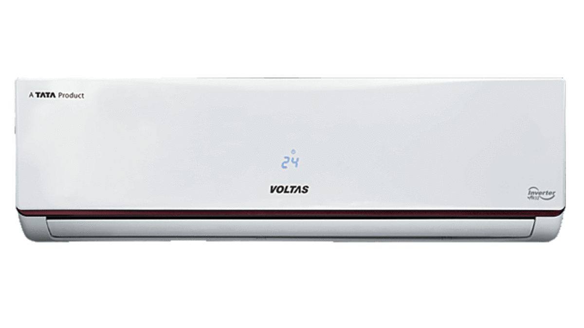 voltas 1.5 ton 5 star inverter split ac 185v jzjt