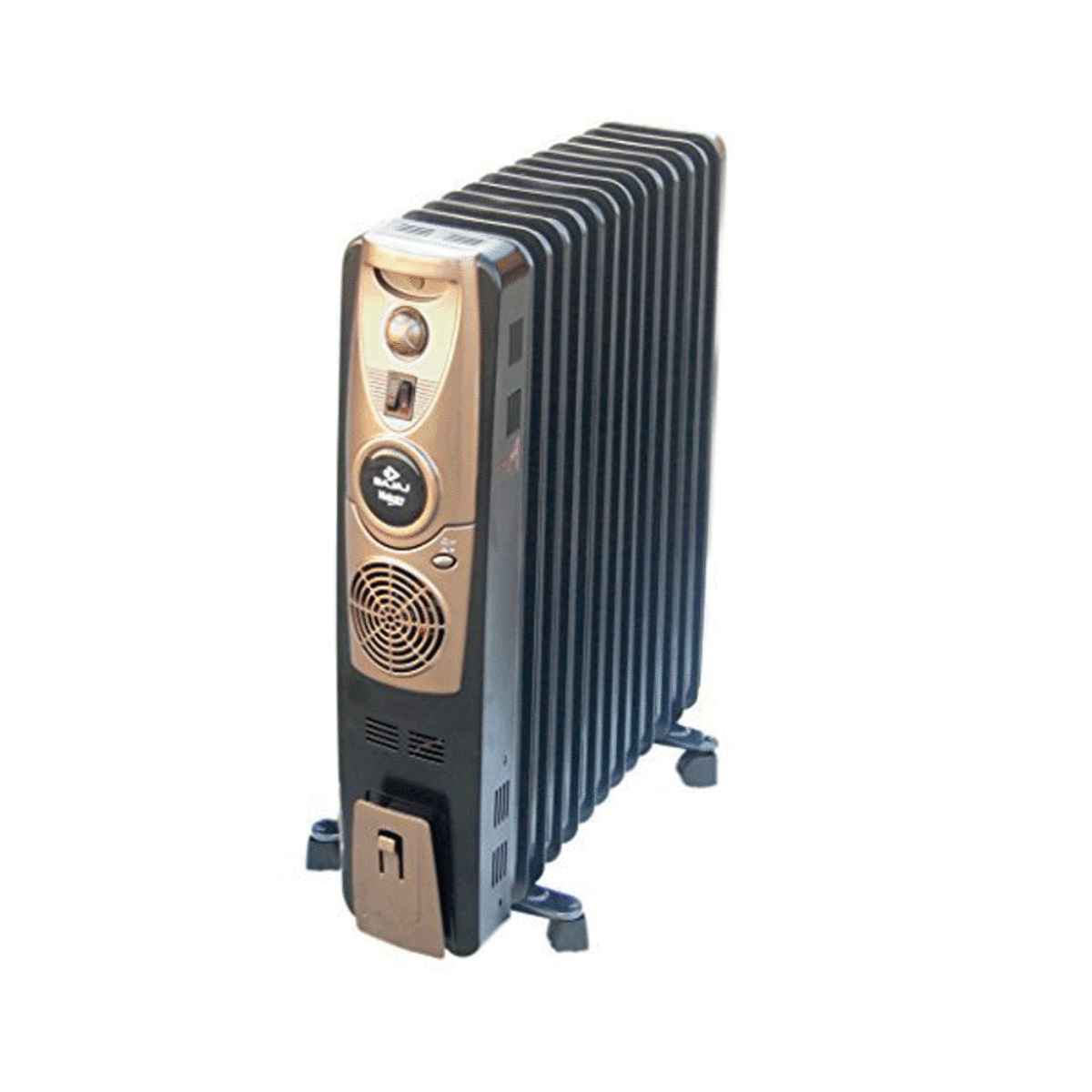 BAJAJ MAJESTY RH 13F PLUS OIL FILLED ROOM HEATER (BLACK u0026 GOLDEN) - NBES