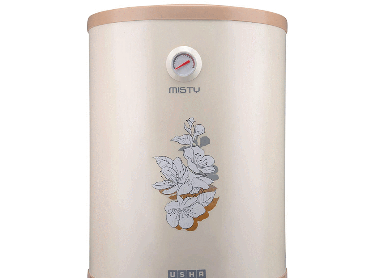 USHA MISTY 25 LTR WATER HEATER (IVORY CHERRY BLOSSOM) - NBES