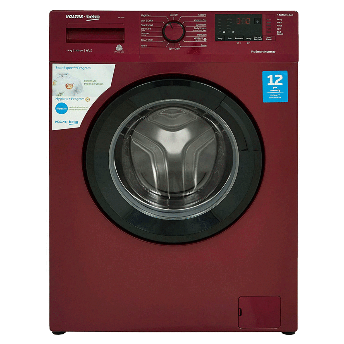 voltas washing machine front load