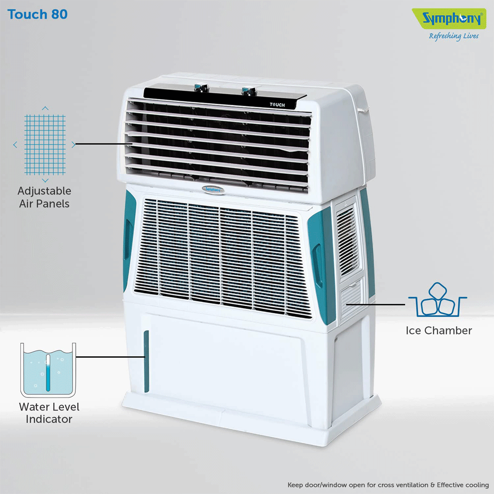 Symphony cooler touch 80 hot sale price