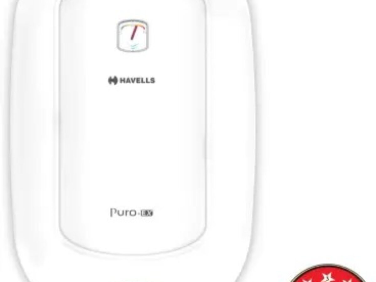 Havells Puro Ex 15 Ltr White Blue Water Heater - NBES